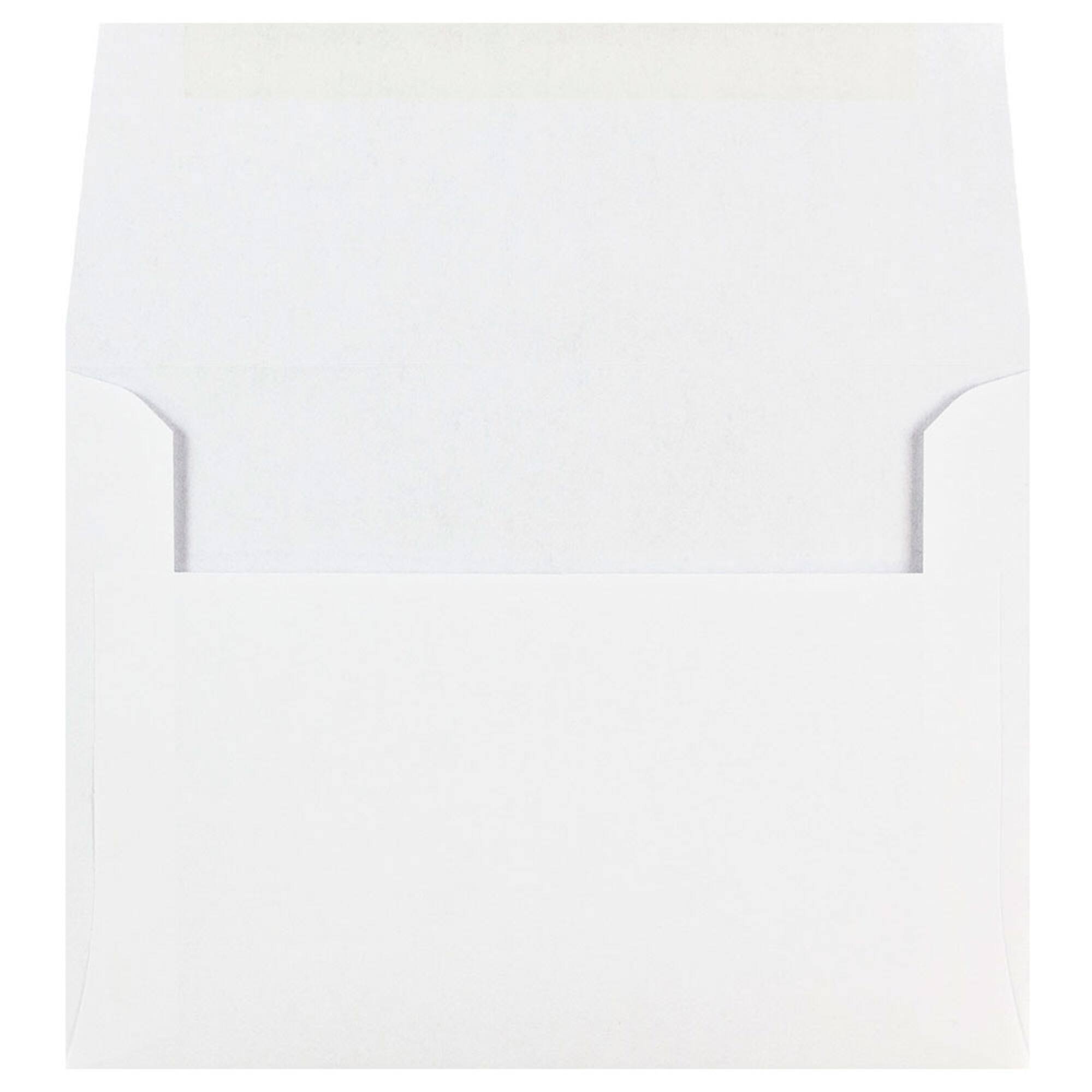 JAM Paper 4.75" x 6.5" White Invitation Envelopes